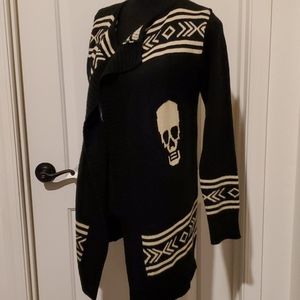 Women's skull cardigan